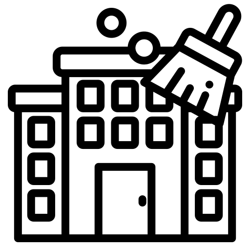 Baustelleneinrichtung und Beräumung Symbol Dienstleistungszentrum Glauchau — Bau — Glauchau
